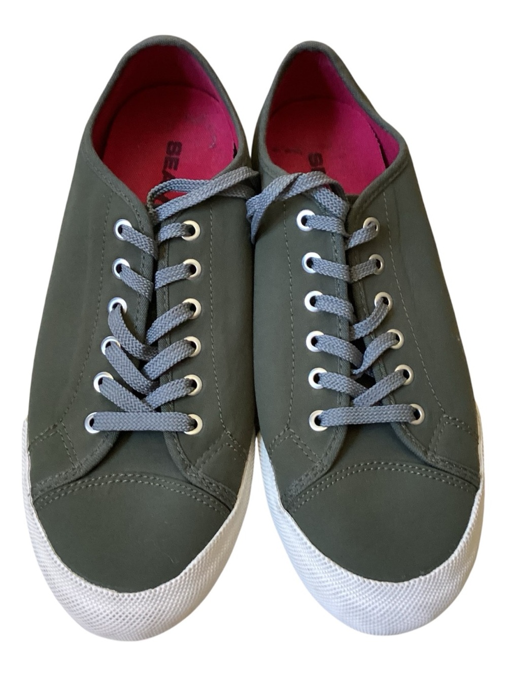 SeaVees Olive Green Army Issue Low Sneakers New Ladies size 7.5